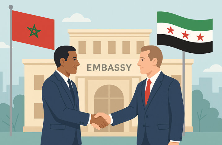 السفارة المغربية السورية